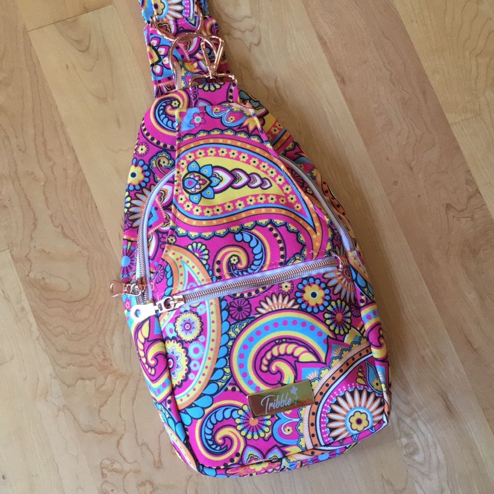 TRIBBLE | Handmade Hand Sewn Sling Satchel Bag